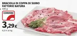 Coop Braciola di coppa di suino Fattorie Natura offerta