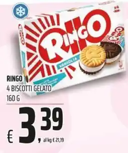 Coop Ringo Biscotti Gelato offerta