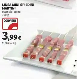 Coop LINEA MINI SPIEDINI MARTINI offerta