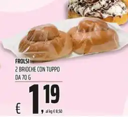 Coop FROLSI 2 Brioche con tuppo offerta
