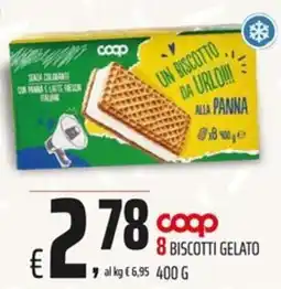 Coop Biscotti gelato alla panna offerta