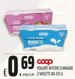 Coop Yogurt intero o magro coop offerta