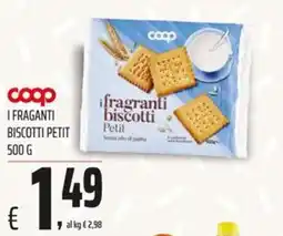 Coop I fragranti biscotti Petit offerta