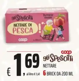 Coop gli Spesotti Nettare di Pesca offerta