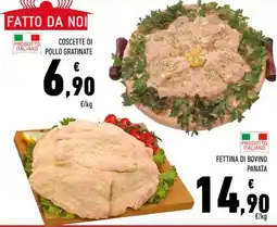 Conad Coscette di pollo gratinate offerta