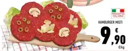 Conad HAMBURGER MISTI offerta