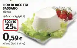 Coop Fior di Ricotta Sassano offerta