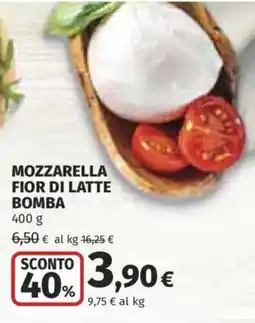 Coop Mozzarella Fior di Latte Bomba offerta