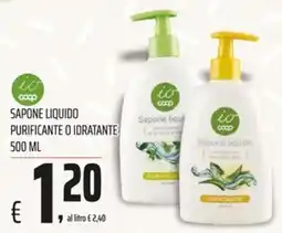 Coop Sapone liquido io coop offerta