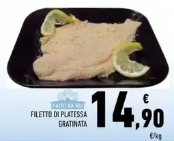 Conad FATTO DA NOI FILETTO DI PLATESSA GRATINATA offerta