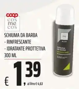 Coop Schiuma da barba Rinfrescante Idratante Protettiva offerta