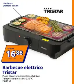Action Barbecue elettrico Tristar offerta