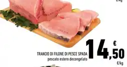 Conad TRANCIO DI FILONE DI PESCE SPADA offerta