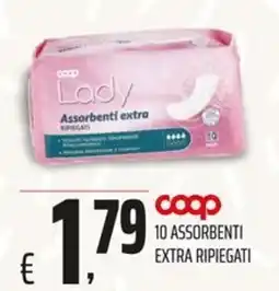 Coop Lady Assorbenti extra ripiegati offerta