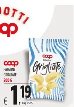 Coop coop patatine Grigliate offerta