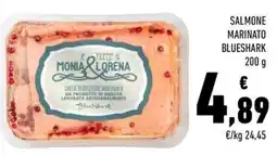 Conad Salmone marinato Blueshark offerta