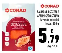 Conad Salmone affumicato Scozzese CONAD offerta