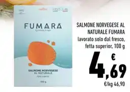 Conad Salmone Norvegese al Naturale Fumara offerta
