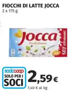 Coop Fiocchi di latte Jocca offerta