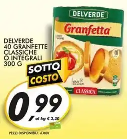 Coop Delverde Granfetta Classica offerta