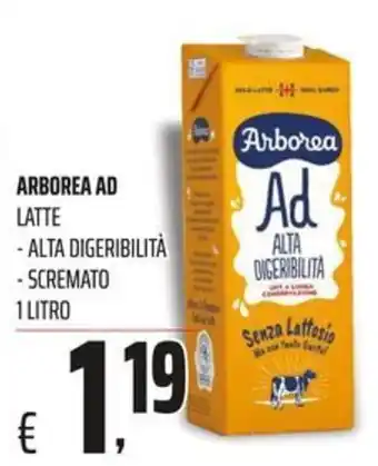 Coop Arborea Ad Latte offerta