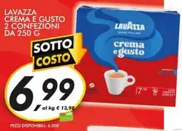Coop LAVAZZA crema e gusto offerta