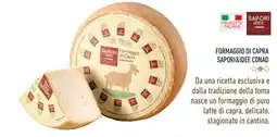 Conad Formaggio di Capra SAPORI&IDEE CONAD offerta
