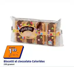 Action Biscotti al cioccolato Coloridos offerta