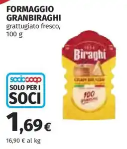 Coop Formaggio Granbiraghi offerta