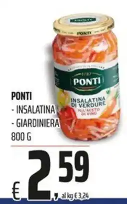Coop PONTI INSALATINA DI VERDURE offerta