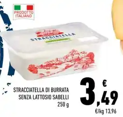Conad Stracciatella di Burrata senza lattosio Sabelli offerta