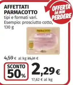 Coop AFFETTATI PARMACOTTO offerta