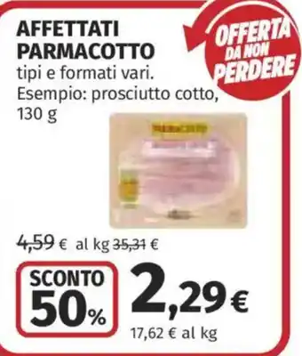 Coop AFFETTATI PARMACOTTO offerta