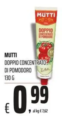 Coop MUTTI DOPPIO CONCENTRATO DI POMODORO offerta