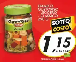 Coop GustoRiso D'Amico classico offerta