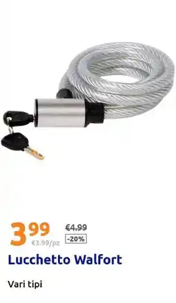Action Lucchetto Walfort offerta