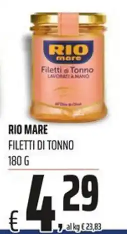 Coop RIO MARE FILETTI DI TONNO offerta