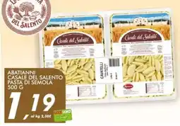 Coop ABATIANNI CASALE DEL SALENTO PASTA DI SEMOLA offerta