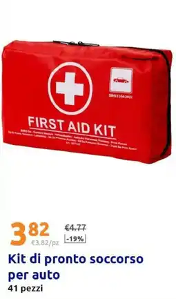 Action Kit di pronto soccorso per auto offerta