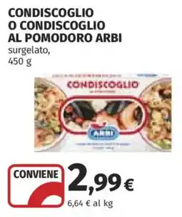 Coop Condiscoglio Arbi offerta