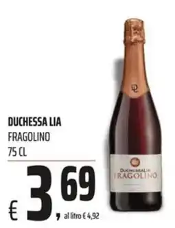 Coop Duchessa Lia Fragolino offerta