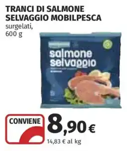 Coop Tranci di salmone selvaggio Mobilpesca offerta