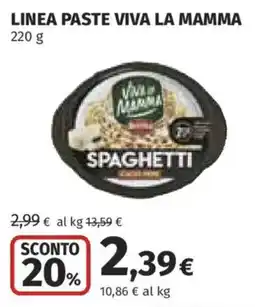 Coop Viva la Mamma Spaghetti offerta
