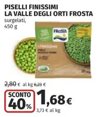 Coop Piselli finissimi La Valle degli Orti Frost offerta