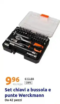 Action Set chiavi a bussola e punte Werckmann offerta