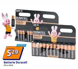 Action Batterie Duracell offerta
