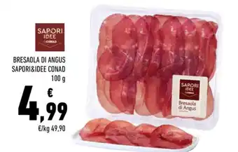 Conad Bresaola di Angus Saporidee Conad offerta