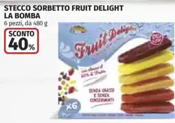 Coop Stecco Sorbetto Fruit Delight La Bomba offerta