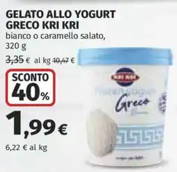 Coop Gelato allo yogurt Greco Kri Kri offerta