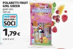 Coop Polaretti fruit girl green offerta